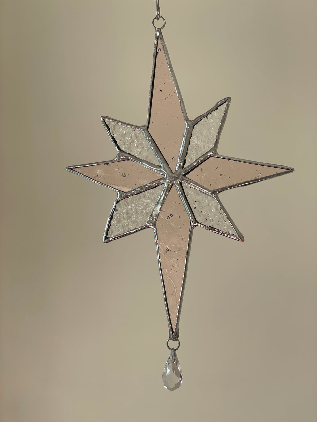 Soft Pink Star Ornament