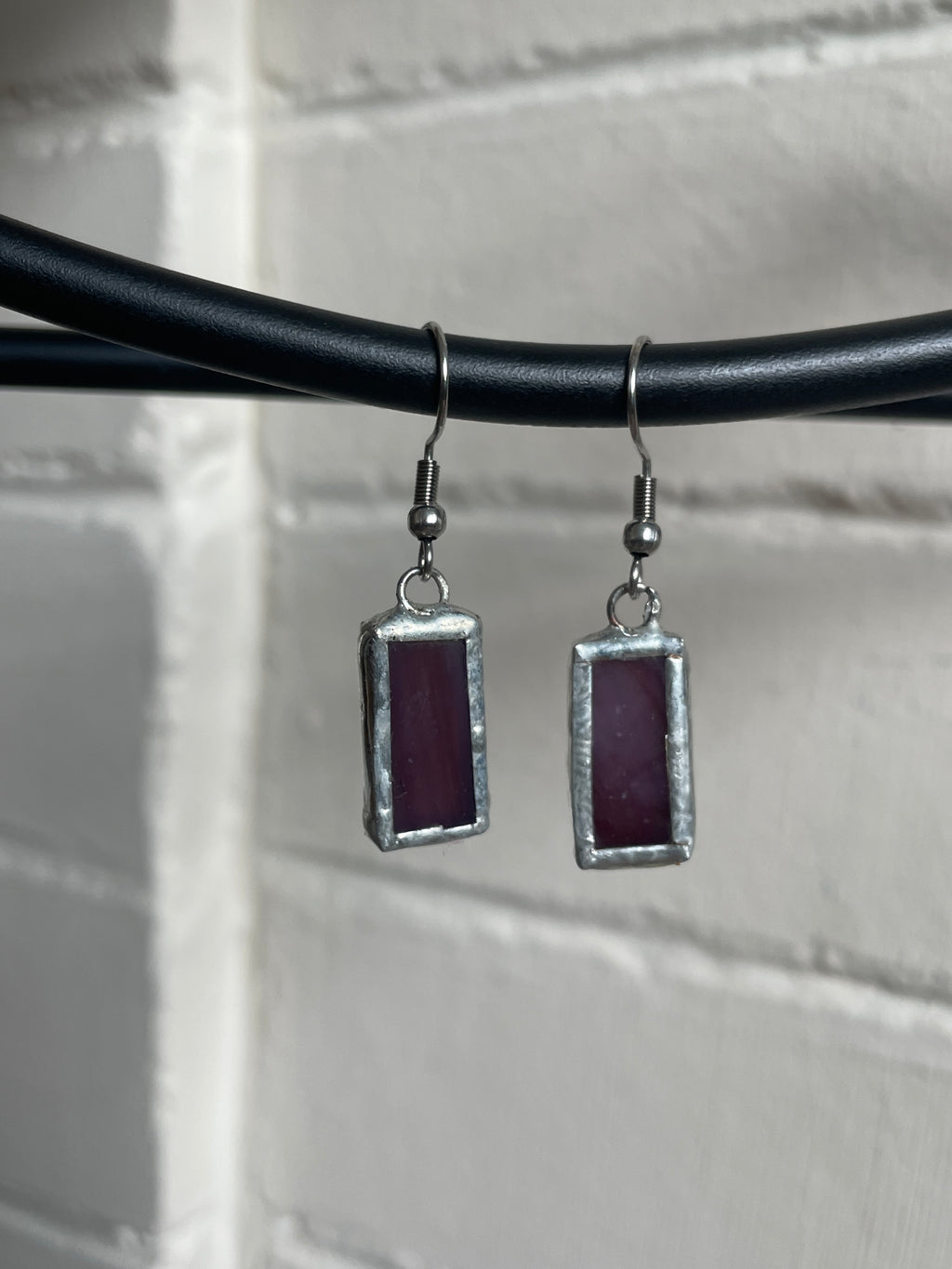 Lavender Dangle Earring | Lead Free