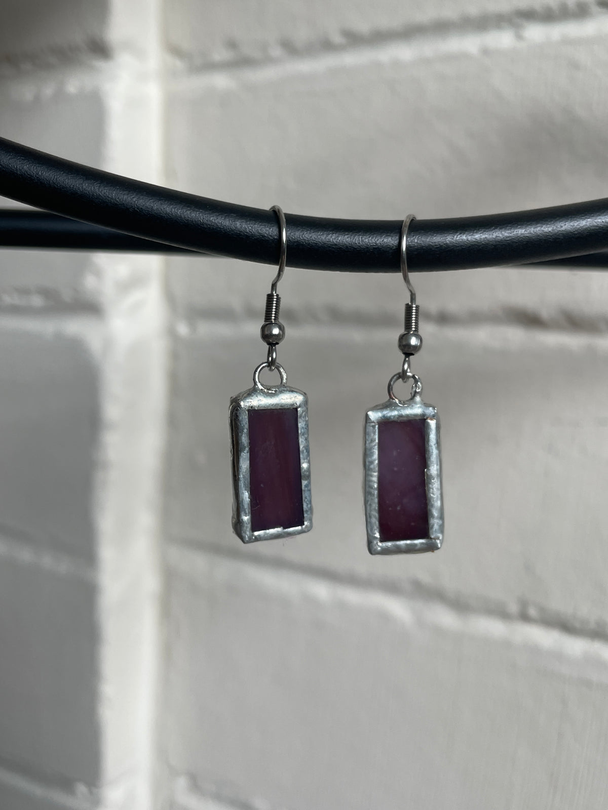 Lavender Dangle Earring | Lead Free