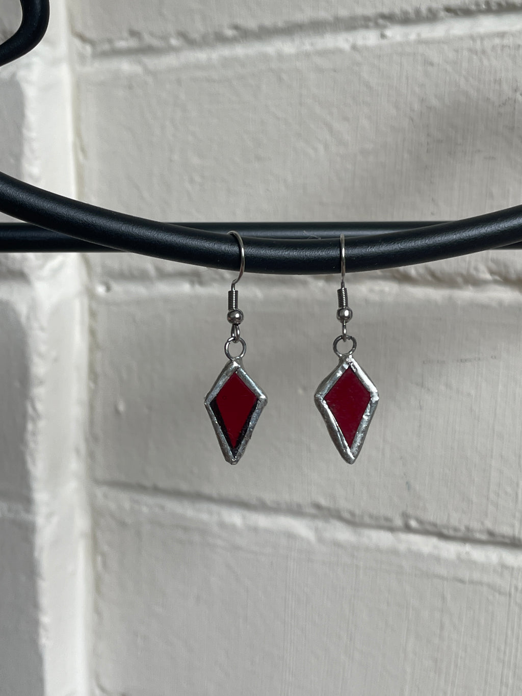 Ruby Dagger Earrings | Lead Free