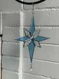 Icicle Blue Star Ornament