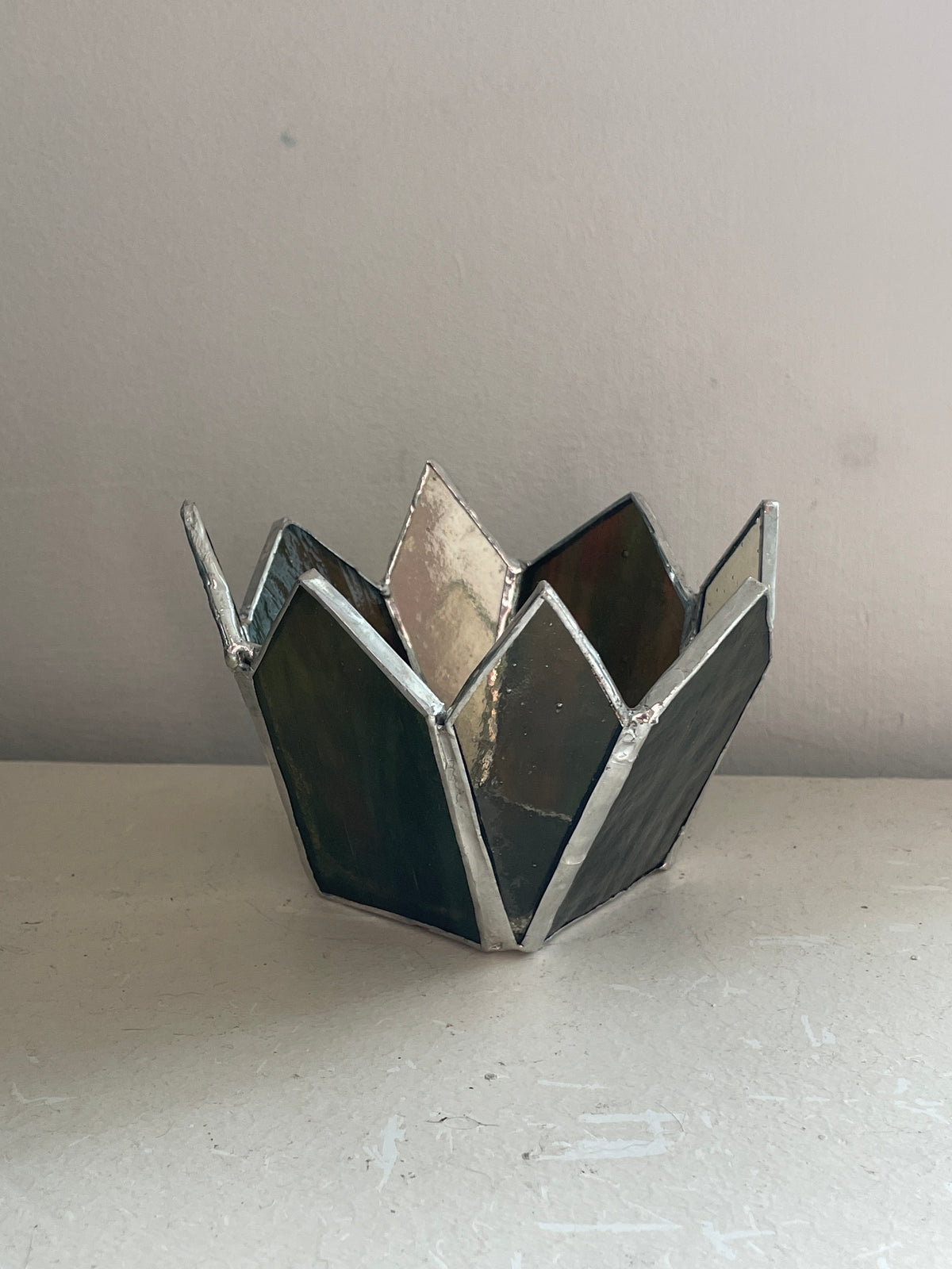 Earth Fairy Tea light Candle Holder | Lead-Free