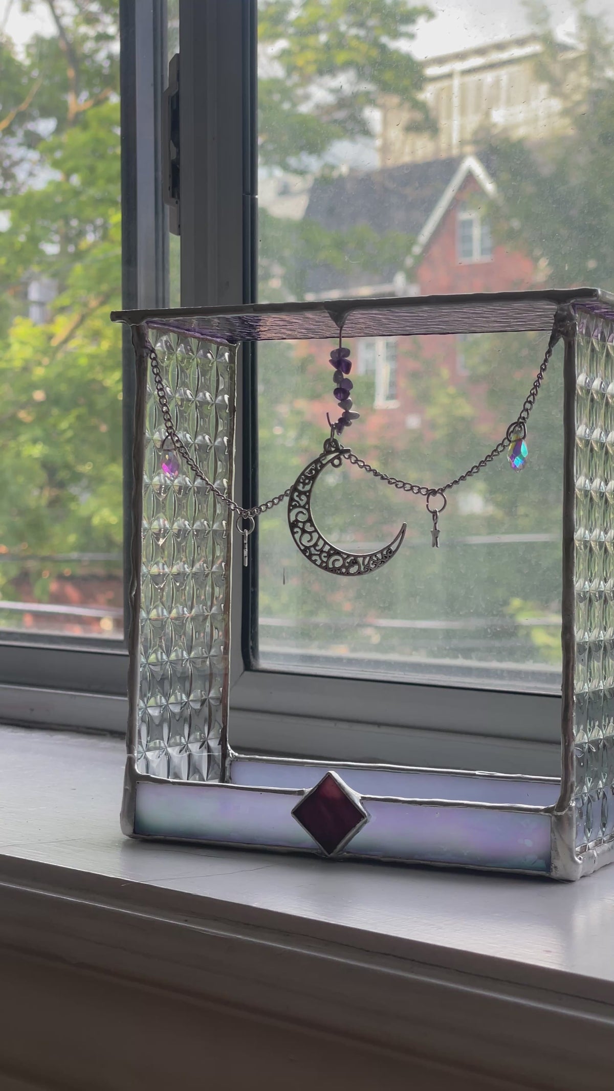 Moon Crescent Charm Jewelry Box