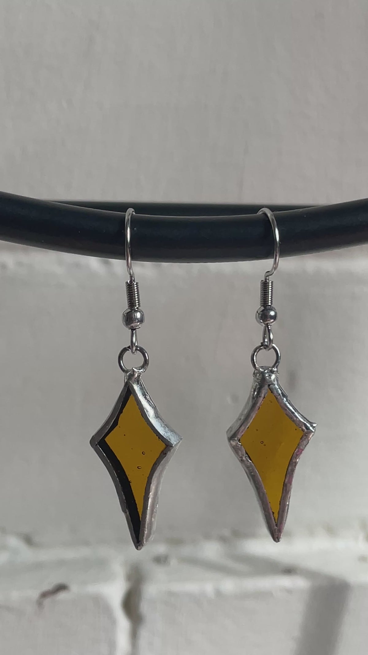 Golden Sparkle Earrings | Lead Free